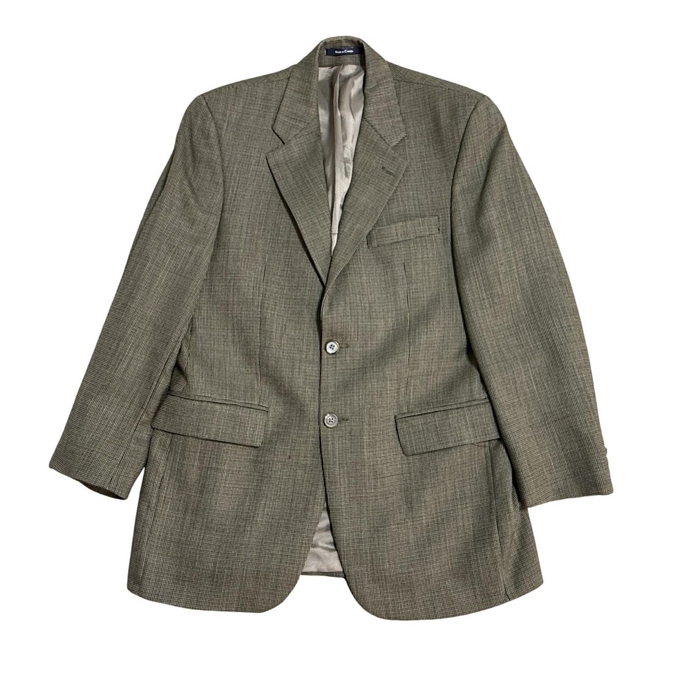 Lauren Ralph Lauren Blazer Mens 36 Brown Wool Check Two Button Sport Coat Canada